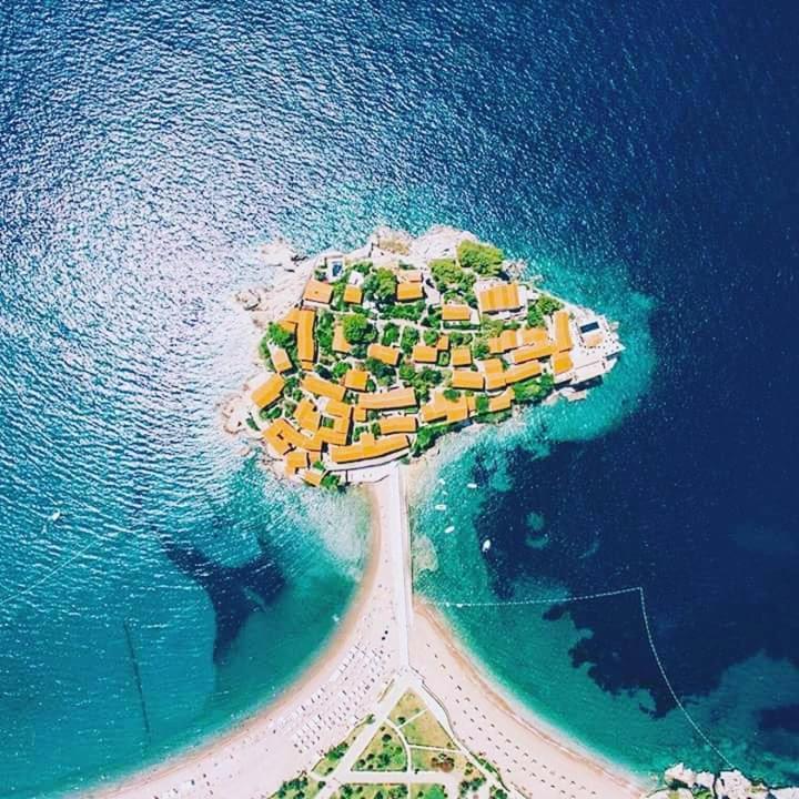 Apartments Dragisic Sveti Stefan Eksteriør billede